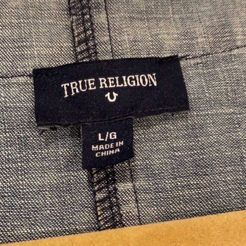 True Religion Denim Lace up Tunic Dress - Picture 3 of 5